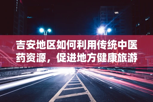 吉安地区如何利用传统中医药资源，促进地方健康旅游发展？