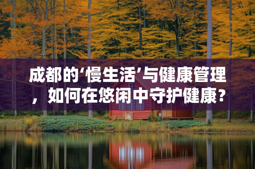 成都的‘慢生活’与健康管理，如何在悠闲中守护健康？