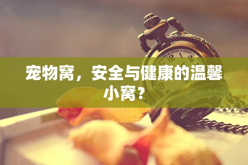 宠物窝，安全与健康的温馨小窝？