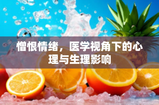 憎恨情绪，医学视角下的心理与生理影响