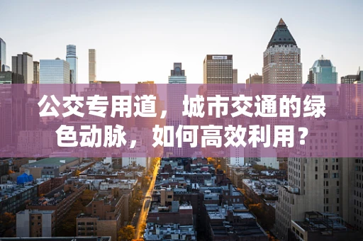 公交专用道，城市交通的绿色动脉，如何高效利用？