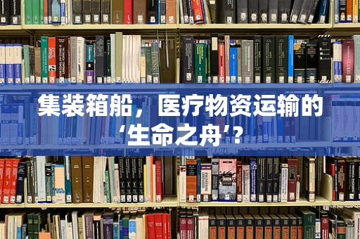集装箱船，医疗物资运输的‘生命之舟’？