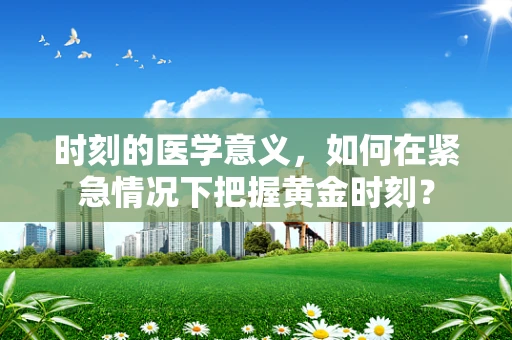 时刻的医学意义，如何在紧急情况下把握黄金时刻？