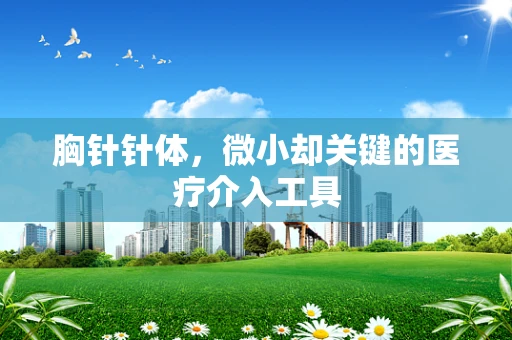 胸针针体，微小却关键的医疗介入工具