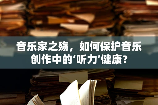 音乐家之殇，如何保护音乐创作中的‘听力’健康？