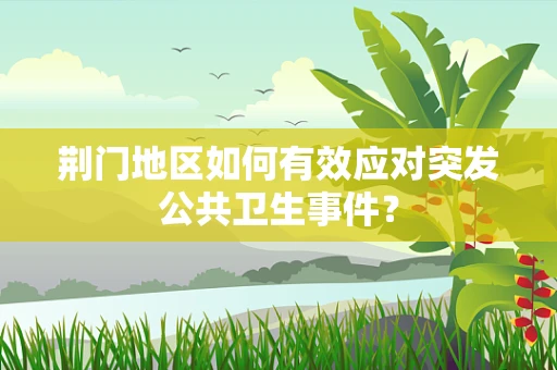 荆门地区如何有效应对突发公共卫生事件？