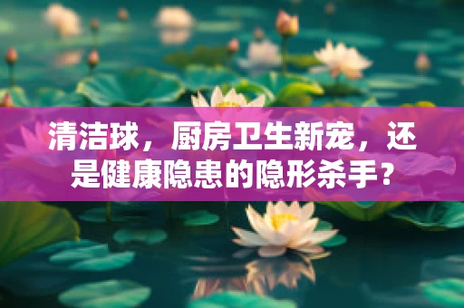 清洁球，厨房卫生新宠，还是健康隐患的隐形杀手？