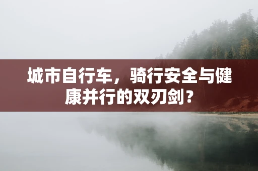 城市自行车，骑行安全与健康并行的双刃剑？