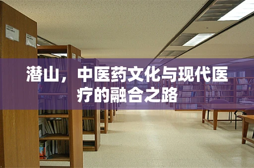 潜山，中医药文化与现代医疗的融合之路