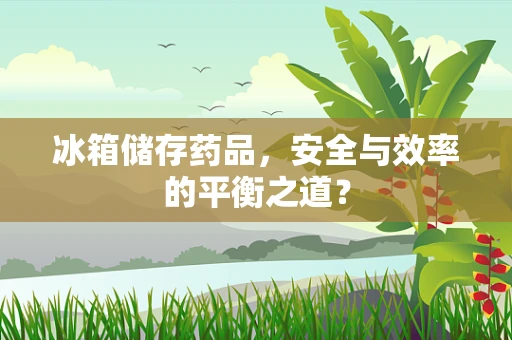 冰箱储存药品，安全与效率的平衡之道？