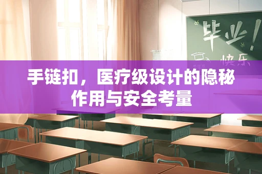 手链扣，医疗级设计的隐秘作用与安全考量