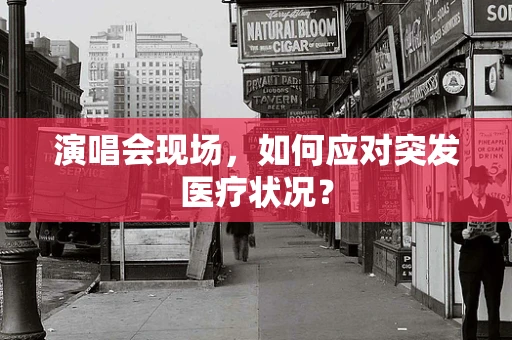 演唱会现场，如何应对突发医疗状况？