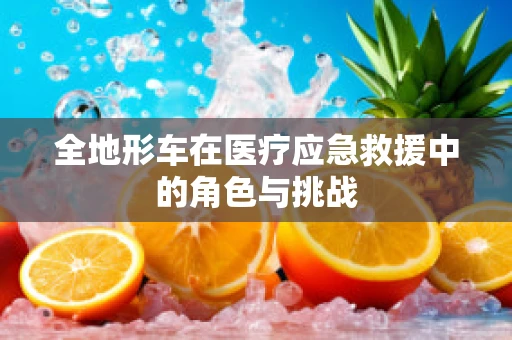 全地形车在医疗应急救援中的角色与挑战