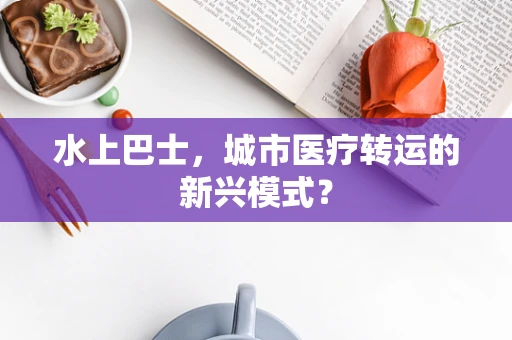 水上巴士，城市医疗转运的新兴模式？