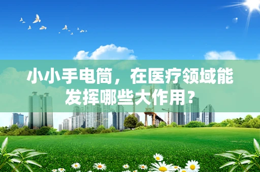 小小手电筒，在医疗领域能发挥哪些大作用？