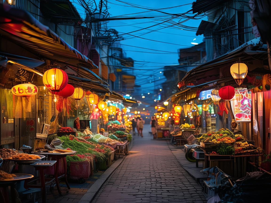 夜市街的灯火阑珊，美食诱惑与健康隐患的双重奏